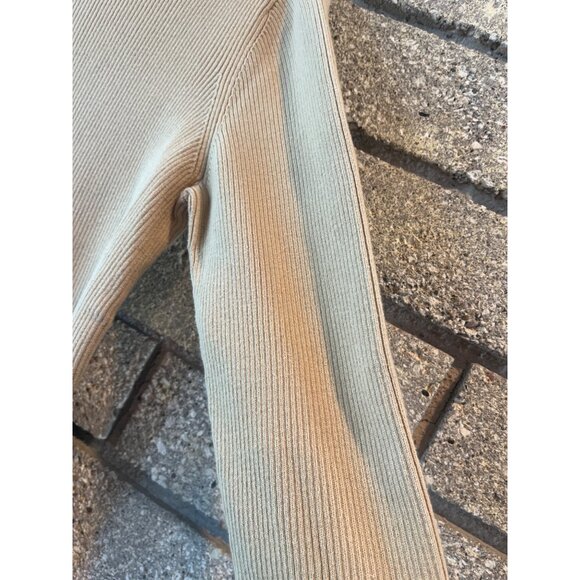 Lauren Ralph Lauren Ribbed Knit Beige Sweater Large - Picture 4 of 9